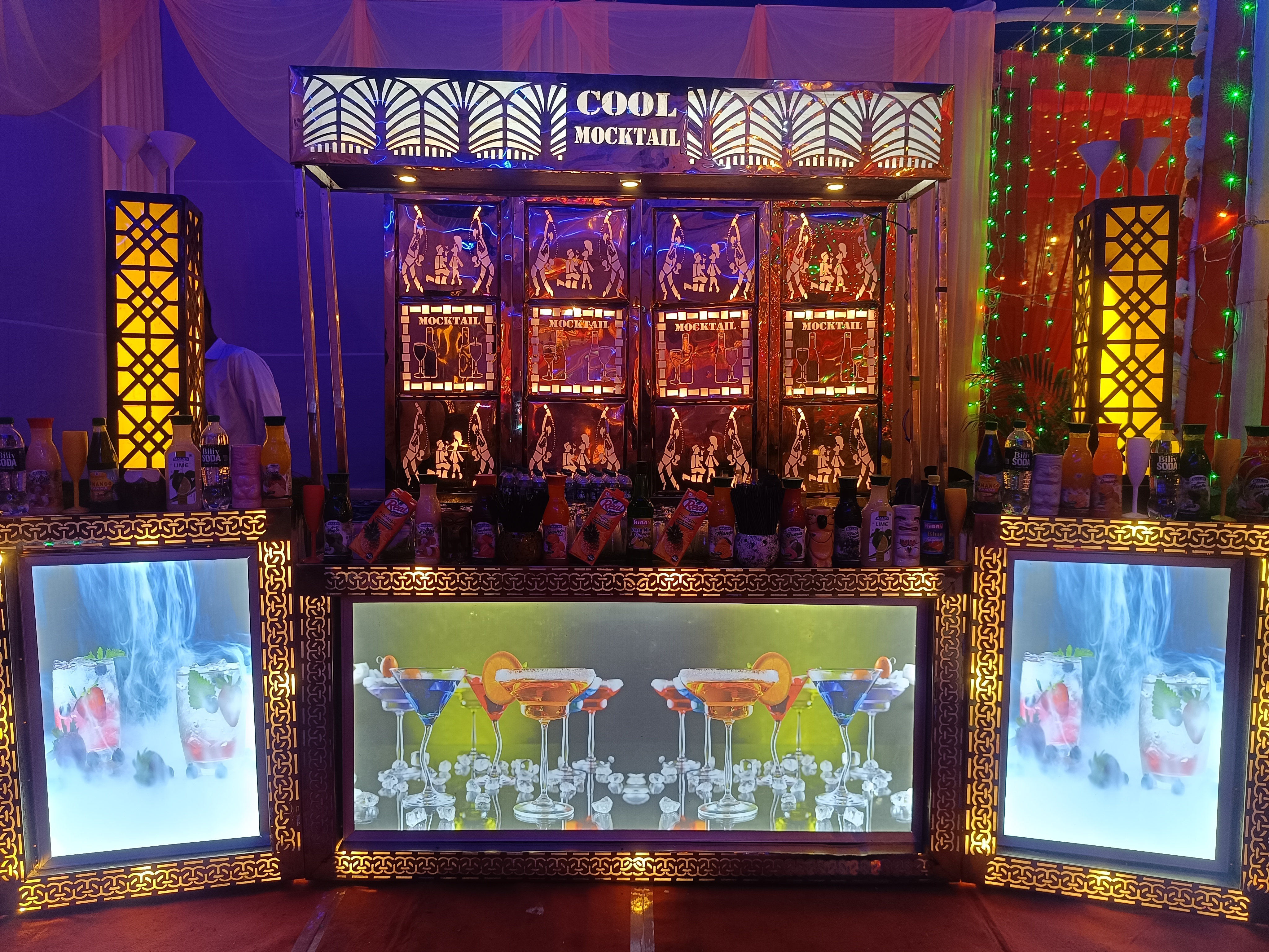 Traditional Bengali Wedding Catering Setup in Kolkata