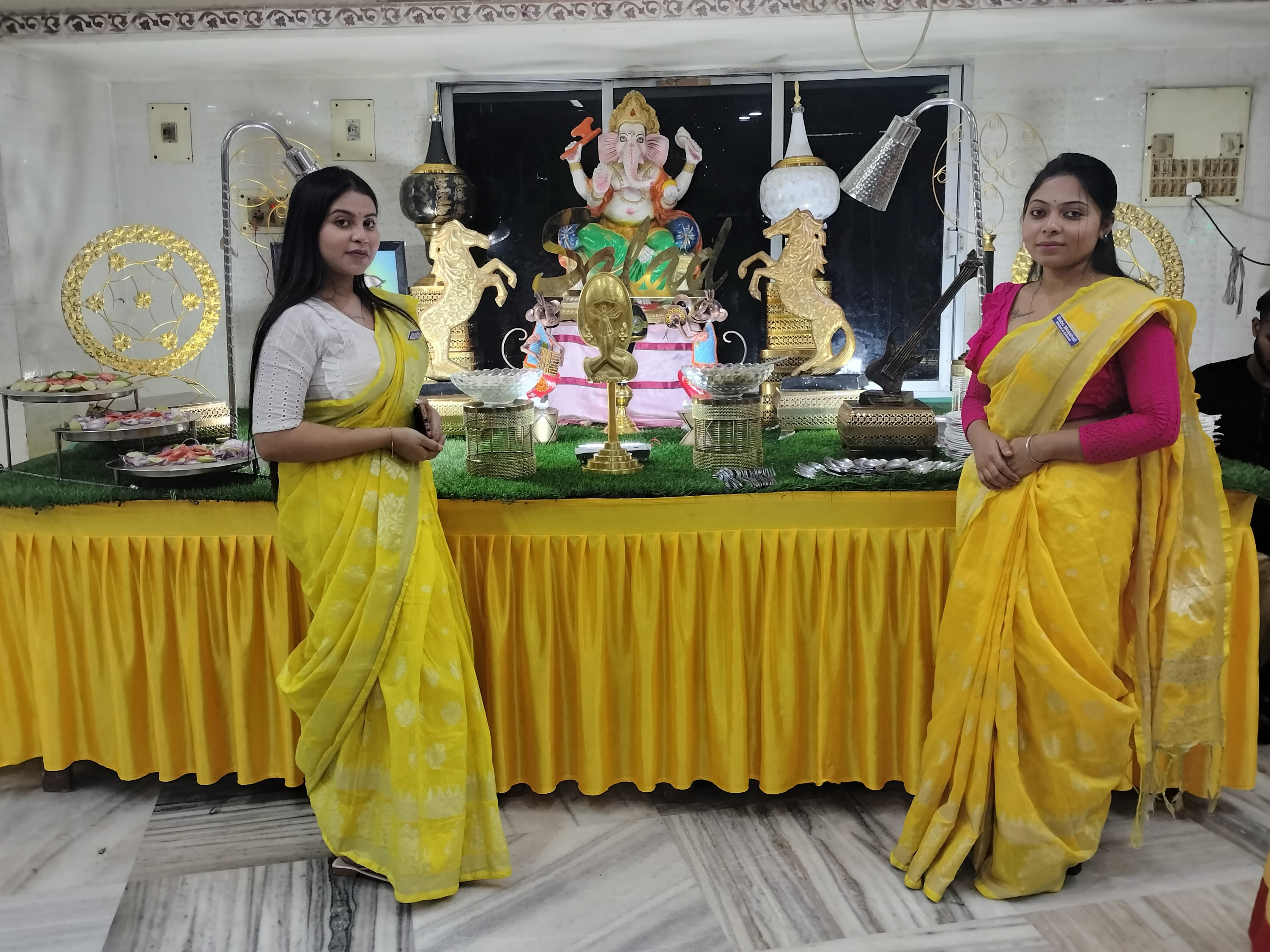 Traditional Bengali Wedding Catering Setup in Kolkata